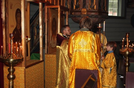 Божественная Литургия в день праздника