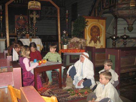 детский праздник Рождества Христова в Тронхейме 2007 год