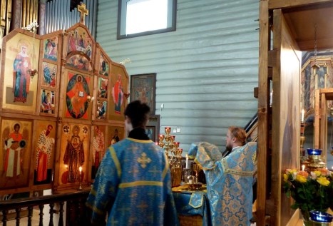 Божественная литургия на Благовещение