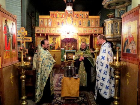 Приветственное слово иерея Александра прихожанам и гостям