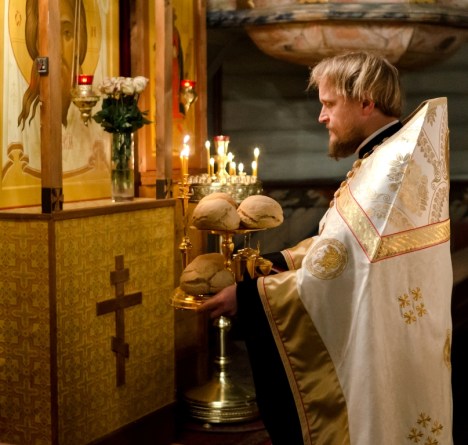 Освященные на литии хлеба