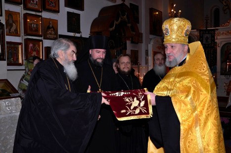 Встреча архиерея собором духовенства