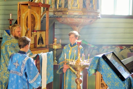 Божественная литургия в Тронхейме на праздник Успения Богородицы