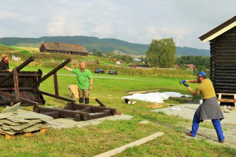 Распределение задач для подъема каркаса