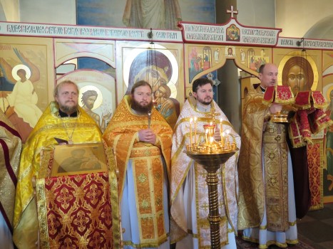 Соборное служение литургии 28 сентября в Осло