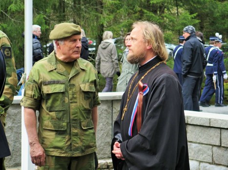 Беседа с участниками церемонии в Фалстаде