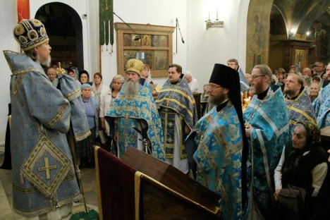 Приветствие Владыки сослужившему духовенству из зарубежных приходов