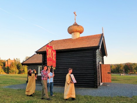 Крестный ход с иконой святого короля Олафа