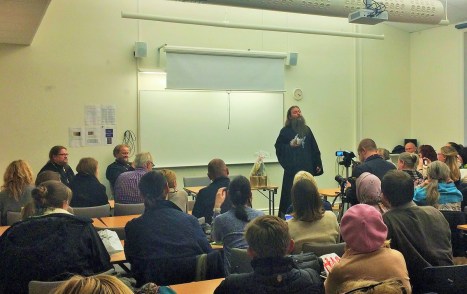 Беседа с соотечественниками в университете Стокгольма