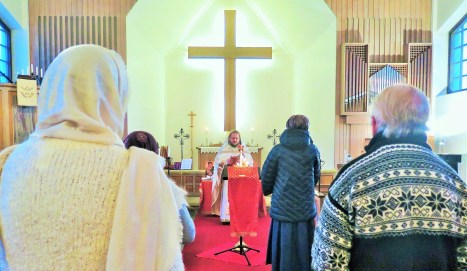 Рождественское богослужение в общине Нарвика