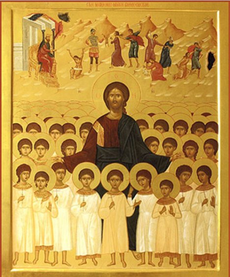 Икона Христос и Вифлеемские младенцы