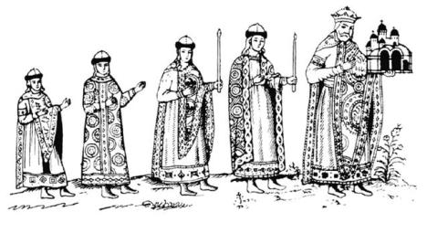 Фреска Ярослава Мудрого и его семьи в Софийском соборе Киева