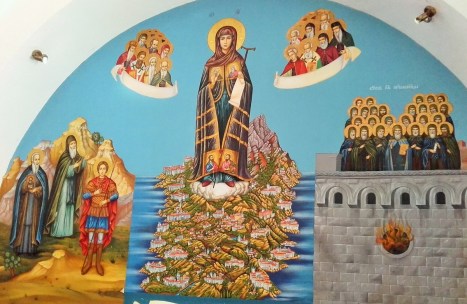 Икона Божией Матери - игуменьи Святой горы  - болгарский монастырь Зограф