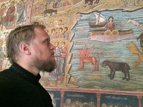 Фрески в знаменитом афонском Ватопеде