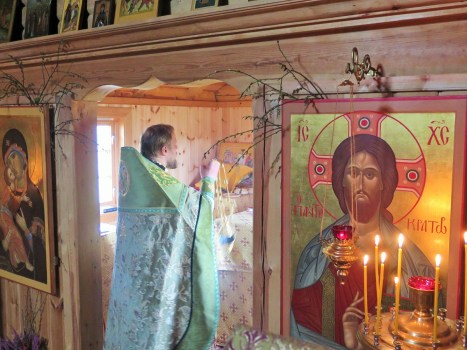 Божественная литургия на Вербное воскресенье