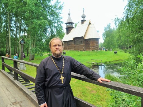 Древнерусский деревянный храм в краеведческом музее Костромы