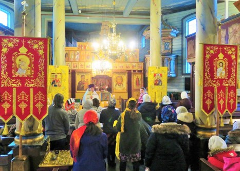 В приходском храме в праздник Богоявления