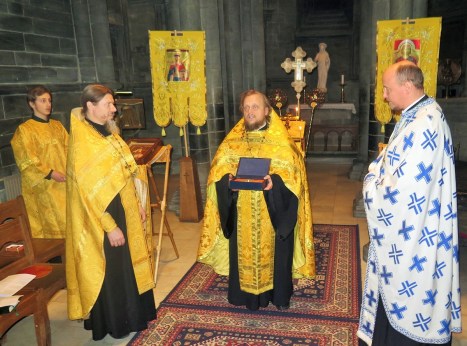 Слово приветствия и благодарения от отца Александра гостям