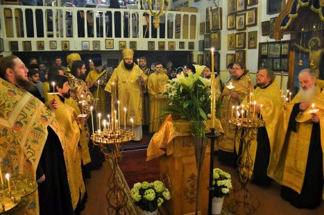 Всенощное бдение в Покровском храме Хельсинки